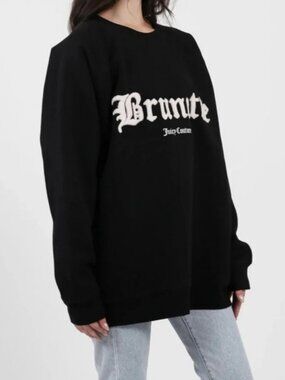 Brunette THE LABEL X JUICY COUTURE SWEATSHIRTS black XS S